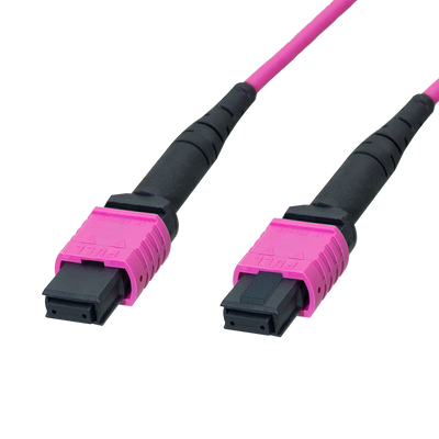 MPO patchkabel 12 vezels multi-mode OM4, MPO/PC V/V, Type B, 10 m