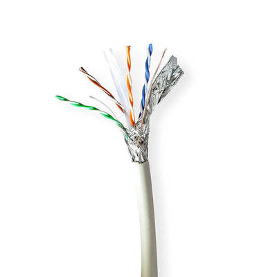 SF/UTP CAT6a netwerkkabel stug 100M 100% koper
