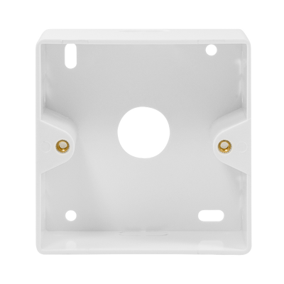 Opbouwbehuizing voor Inbouwdozen – 80x80mm (RAL 9003)