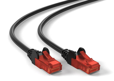 Cat6 1M zwart UTP kabel