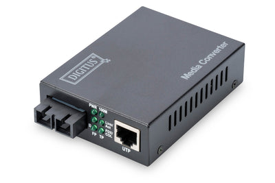 DIGITUS Convertidor de Medios Fast Ethernet 20km, RJ45/SC