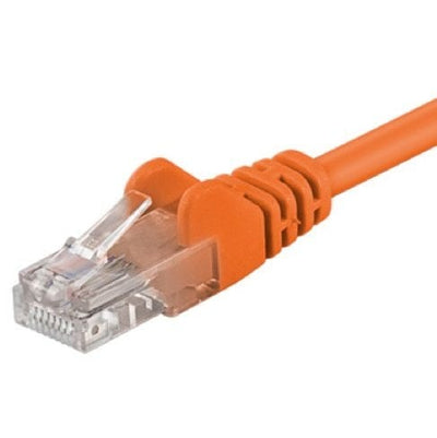 Cable UTP naranja Cat5e de 0,25 m
