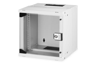 10 Inch 6U wandkast, SOHO PRO, ongemonteerd 325 x 315 x 300 mm, lichtgrijs