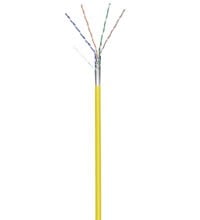 Cable de red FTP CAT5e flexible 100M CCA Amarillo