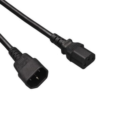 Cable de alimentación C14 - C13 3x 1,00 mm Negro 3m