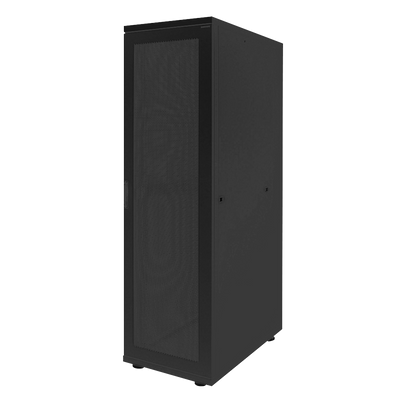 42U serverkast met geperforeerde deuren 800x1000x2055mm (BxDxH) zwart