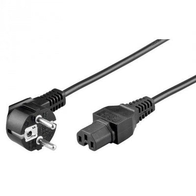 Cable de alimentación CEE 7/7 acodado (macho) a C15 (hembra) 2 m