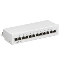Panel de conexión CAT5e de 12 puertos FTP