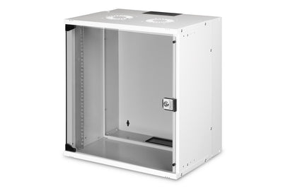 Armario de pared 12U, SOHO PRO, sin montar 540 x 400 x 595 mm, gris claro