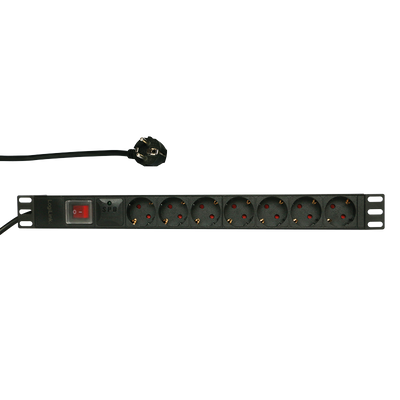 7 voudige SPD stekkerdoos voor 19 inch serverkasten