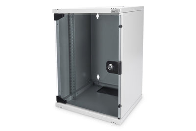 10 inch 9U wandkast 312x300x464 mm, kleur lichtgrijs (RAL 7035)