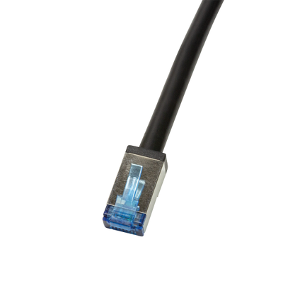 Cable S/FTP CAT6a para exteriores de 15 m, 100 % cobre