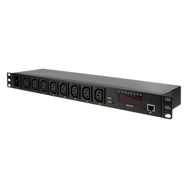 Smart PDU 8-voudig IEC320 C13, schakelbaar, met monitoringfuncties