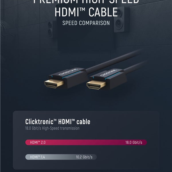 High Speed HDMI Kabel met ethernet 1 meter