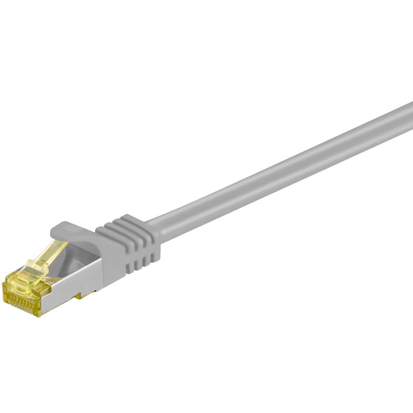 Cable de conexión SSTP/PiMF sin halógenos Cat7 de 30 m, color gris