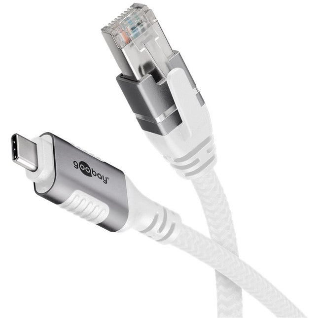 Cable Ethernet USB-C™ 3.1 a RJ45 de 15 m, blanco 