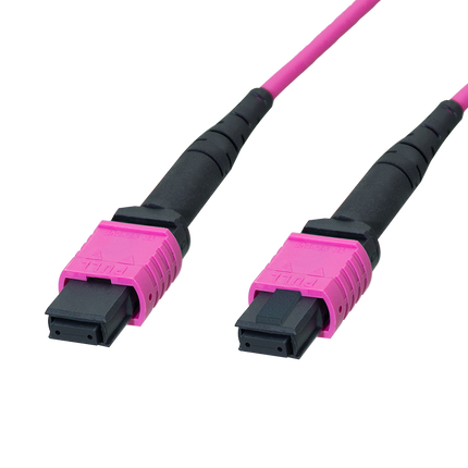 MPO patchkabel 12 vezels multi-mode OM4, MPO/PC V/V, Type B, 10 m