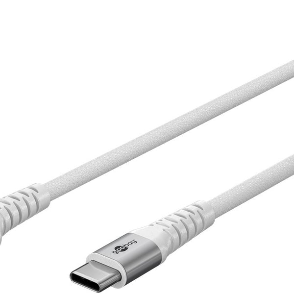 USB-C to USB-A 1M flexible silicone textile cable