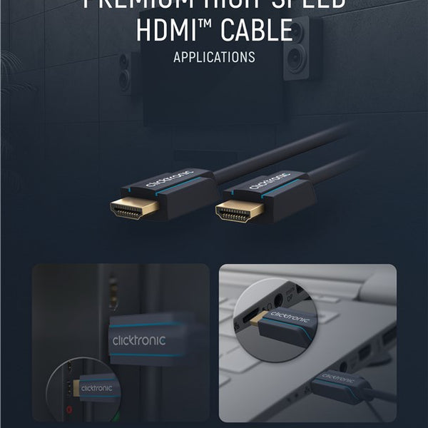 High Speed HDMI Kabel met ethernet 1 meter