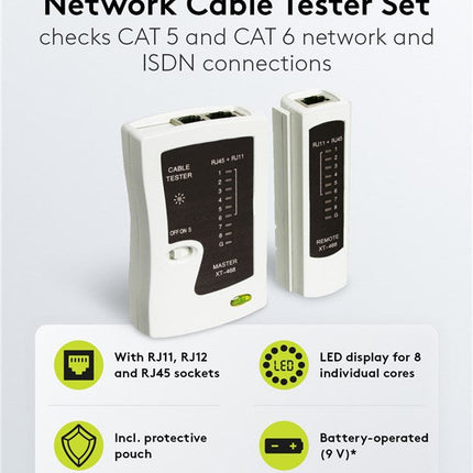 Comprobador de cables de red