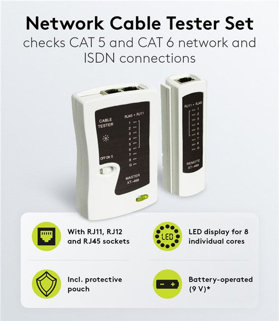 Comprobador de cables de red