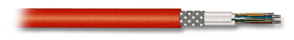 Cable S/FTP CAT7 PUR flexible 100M rojo