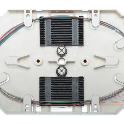 Casete de empalme con 12 pigtails premontados LC OM4