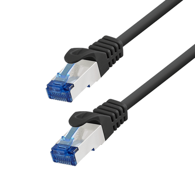 Cat6a S/FTP CCA LSZH zwart 10 meter