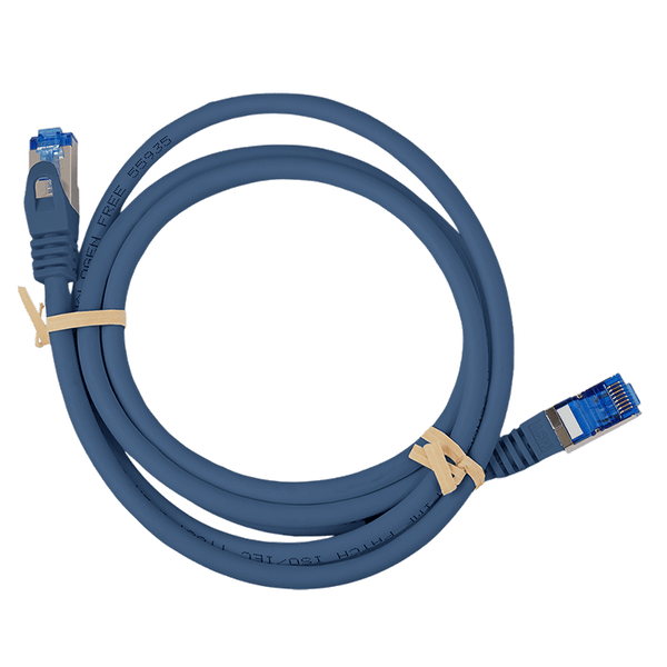 Cat6a S/FTP CCA LSZH blauw 2 meter