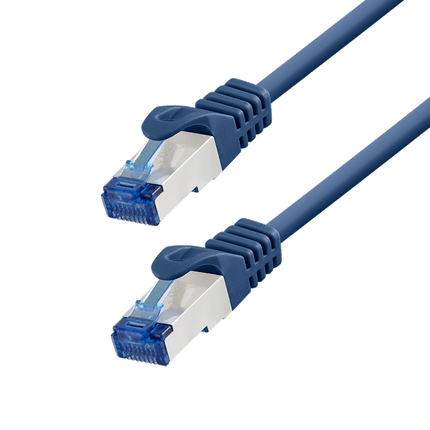 Cat6a S/FTP CCA LSZH blauw 2 meter