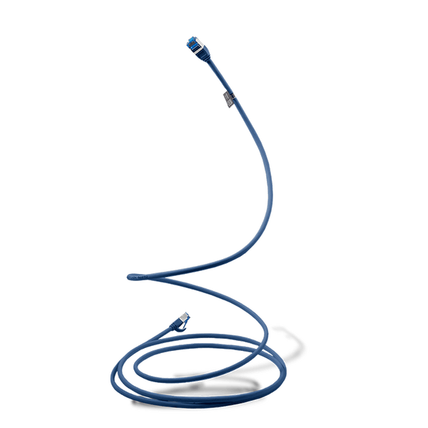 Ultra slim Patchkabel S/FTP Cat 6A blauw  5 M