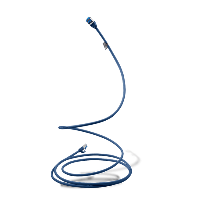 Ultra slim Patchkabel S/FTP Cat 6A blue 2 M