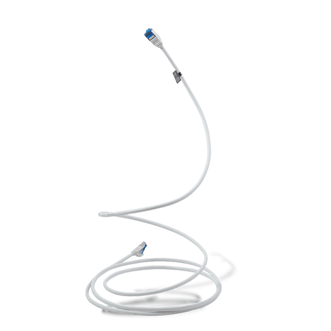 Ultra slim Patchkabel S/FTP Cat 6A White 3 M