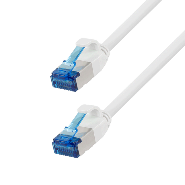 Ultra slim Patchkabel S/FTP Cat 6A White 3 M
