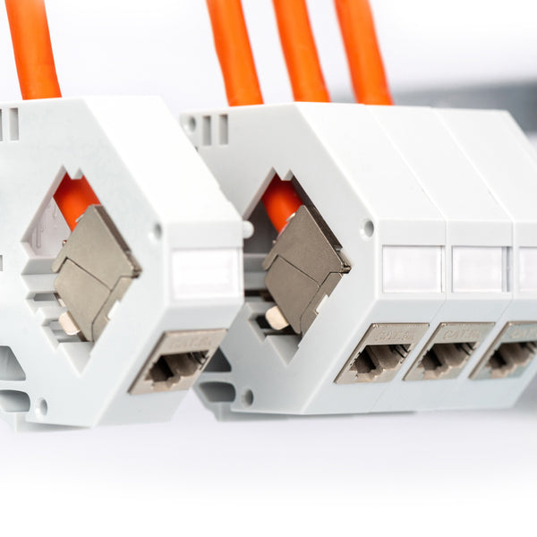 S/FTP CAT7 1200MHz rígido 500M 100% cobre libre de halógenos naranja