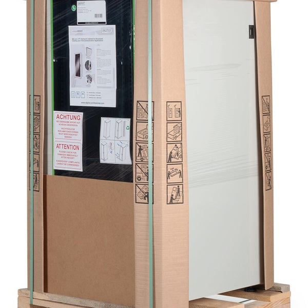22U Patch Cabinet 600x600x1164 mm (WxDxH) light gray