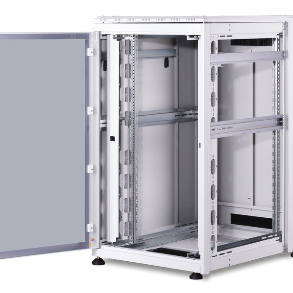 26U Patch Cabinet 800x1000x1342 mm (WxDxH) light gray
