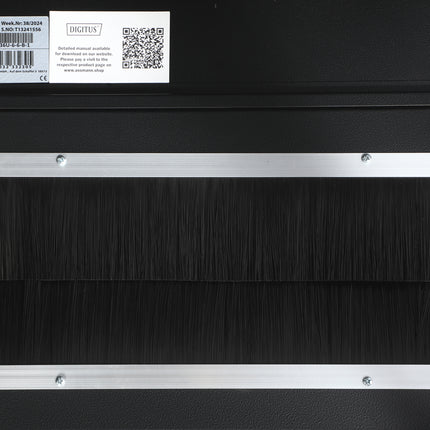 36U Patch cabinet 600x600x1787 mm (WxDxH) black