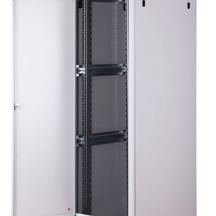42U Patch Cabinet 600x800x2053 mm (WxDxH) light gray