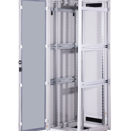 42U Patch Cabinet 600x800x2053 mm (WxDxH) light gray