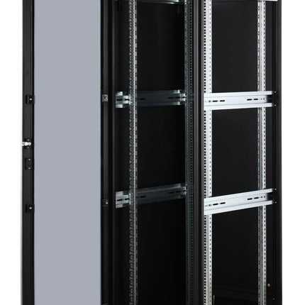 42U Patchkast 600x800x2053 mm (BxDxH) zwart
