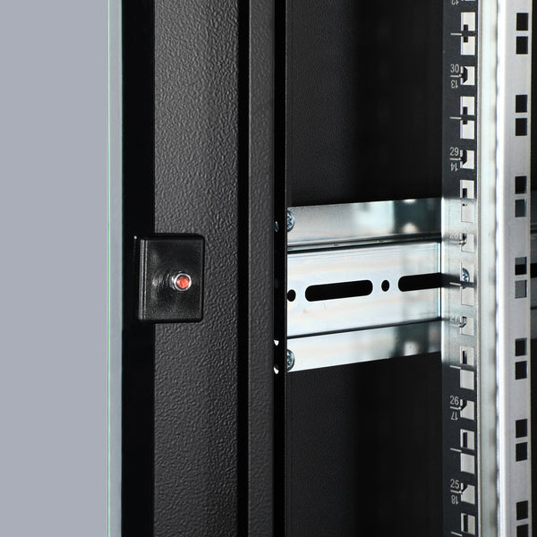 42U Patchkast 600x800x2053 mm (BxDxH) zwart