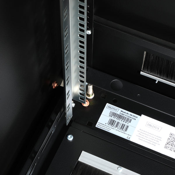 42U Patchkast 600x800x2053 mm (BxDxH) zwart