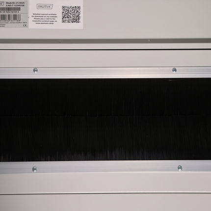 42U Patchkast 800x1000x2053 mm (BxDxH) lichtgrijs