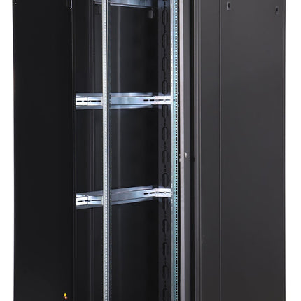42U Patchkast 800x1000x2053 mm (BxDxH) zwart