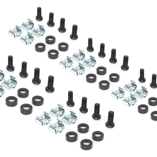 1U cable management bracket 44x60 mm black 10 pieces