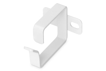 Soporte para gestión de cables 1U 44x60 mm gris claro 10 piezas