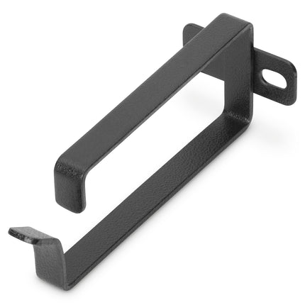 Soporte para gestión de cables 2U 44x100 mm negro 10 piezas