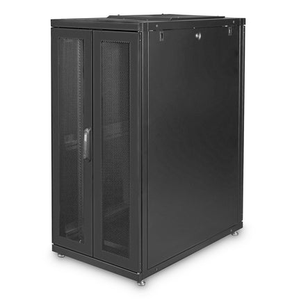 Armario servidor 26U con puertas perforadas 600x1000x1340mm (AnxPrxAl) negro