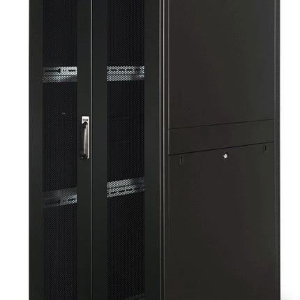 Armario servidor 42U con puertas perforadas 800x1200x2050mm (AnxPrxAl) negro